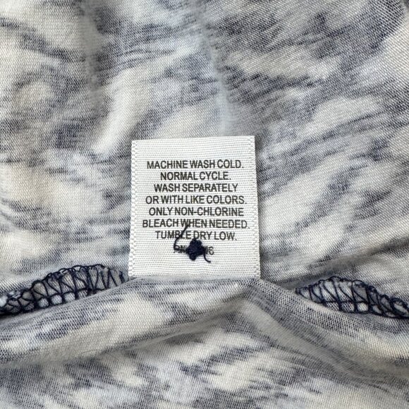 Relativity Womens Multicolor Geometric Tunic Blouse 3/4 Sleeve Blue Plus Size 1X - Picture 14 of 14